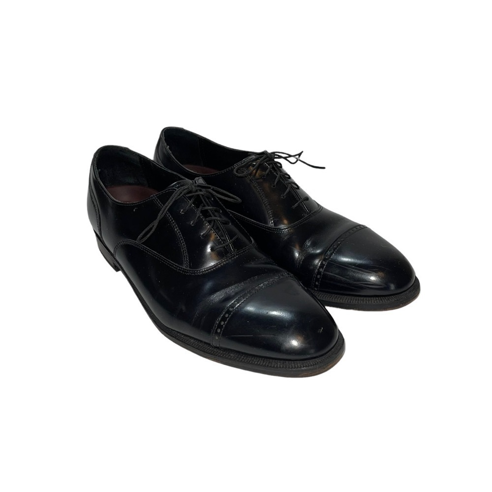 Florsheim Man Leather Shoes Size 8.5 - Picture 1 of 8